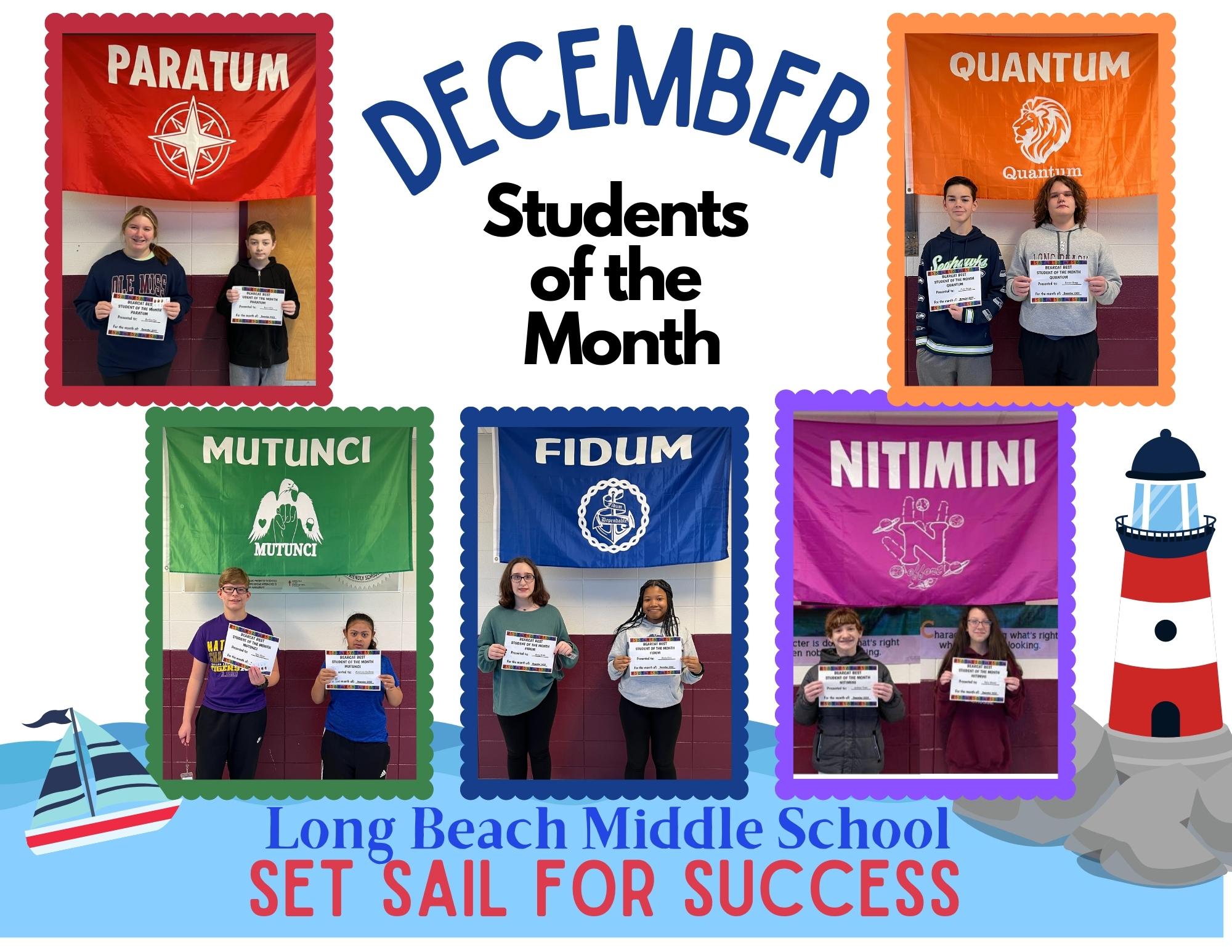 students of the month
